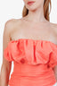 Boskemper Orange Ruffled 'Degraves' Bustier Size S