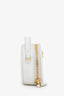 Prada White Saffiano Leather Mini Crossbody Round Bag