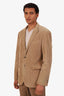 Hugo Boss Beige Corduroy Single-Breasted Blazer Size US 40R Mens