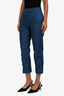 Thom Browne Blue Structured Denim Trousers Size 36