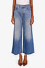 Gucci Light Blue Horsebit Wide Leg Jeans Size 26