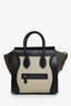 Celine Tri Colour Leather Mini Luggage Tote