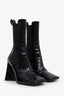 The Attico Black Patent Leather Ankle Boots Size 36