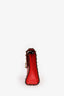 Valentino Red Leather Rockstud Flap Crossbody Bag