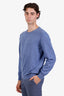 Brunello Cucinelli Blue Cashmere Knit Sweater Size 50 Mens
