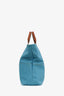 Miu Miu Vintage Blue Canvas Tote Bag