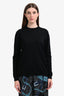 Sofie D'Hoore Black Wool Crewneck Sweater Size 42