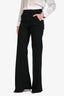 Mother Black Denim The Roller Prep Heel Jeans Size 28