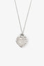 Tiffany & Co. Sterling Silver Medium Notes Heart Tag Pendant Necklace