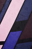 Louis Vuitton Brown/Blue Silk Monogram Scarf