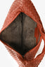 Bottega Veneta Vintage Red Intrecciato Medium Hobo Shoulder Bag