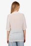 3.1 Phillip Lim Black Cotton Silk Printed T-Shirt Size S