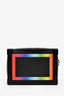 Louis Vuitton 2019 Black Leather Rainbow 'Soft Trunk Taiga' Bag