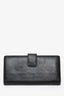Gucci Black Leather Interlocking G Long Continental Wallet