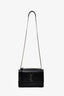 Saint Laurent 2017 Black Smooth Leather Medium Sunset Bag
