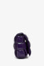 Bottega Veneta Dark Purple Shiny Leather Padded Cassette Crossbody Bag