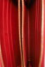 Prada Red Saffiano Zip Around Long Wallet