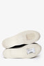 Gucci Black/White Leather Platform 'Peggy Web' Sneakers Size 38
