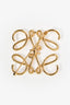 Loewe Gold Toned Anagram Brooch