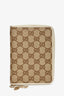 Gucci Brown Canvas Monogram Agenda Case