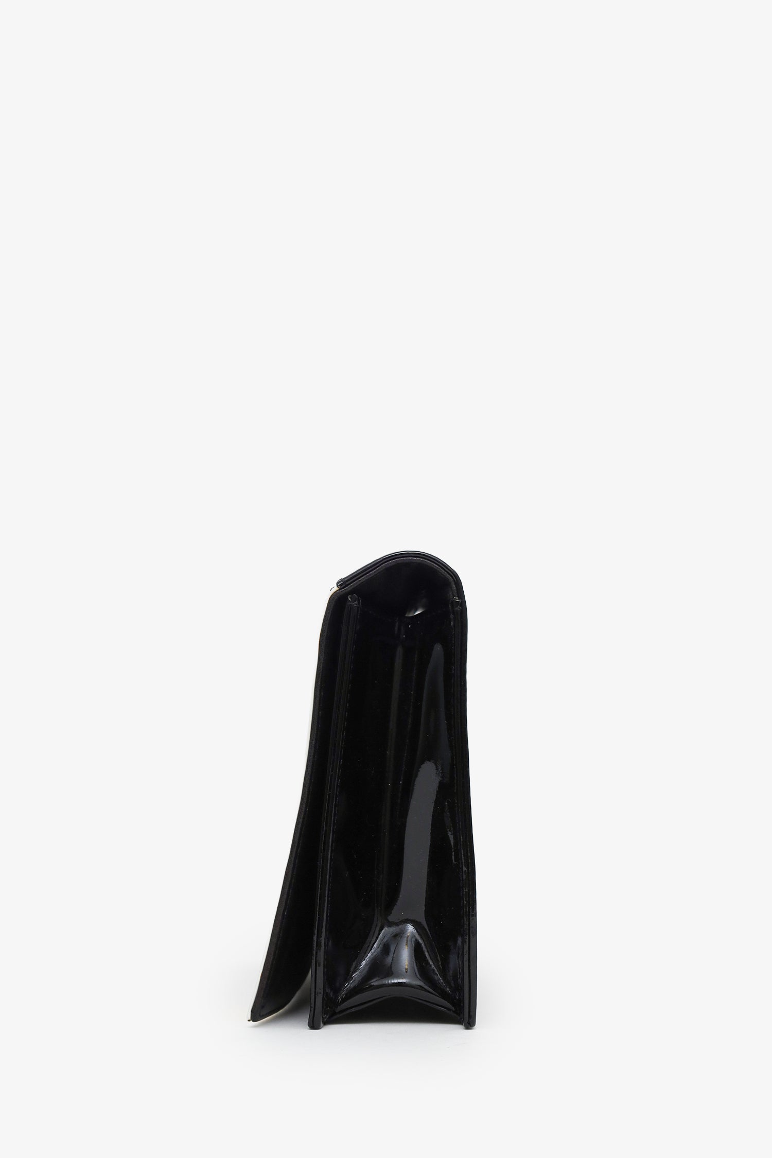 Pre-loved Chanel™ 2002-03 Black Patent Leather Just A Drop of No