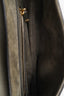 Christian Dior Olive Taupe Grained Calfskin Saddle Bag with Strap