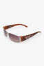 Prada 2000S Tortoise Shell Frame Flower Sunglasses