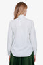 Weekend MaxMara Green/White Checkered Cotton Button Down Size S