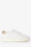 Jimmy Choo White Leather Sneakers Size 36.5