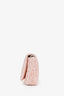 Miu Miu Pink Satin Nappa Matelassé Crystal Flap Bag