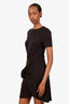 Veronica Beard Black Ruched 'Bernice' Dress Size XS