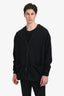 Celine Black Logo Printed Baseball Style Button Up Jacket Size S Men
