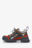 Gucci Grey/Orange Flashtrek Chunky Sneakers Size 38