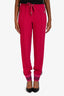 Dolce & Gabbana Pink Side Logo Track Pants Size 38