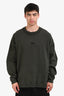 DSQUARED2 Dark Green Cotton Front Pocket Central Logo Sweatshirt Size XL Mens
