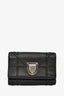 Christian Dior 2017 Black Cannage Leather Diorama Wallet