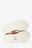 See By Chloe Orange Leather Glyn Dual-Buckle Espadrille Sandals Size 36