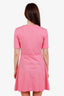 Moschino Pink Inflatable Heart Jersey T-shirt Dress Size 6
