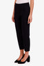 Prada Black Cotton Straight Leg Stretch Pants Size L