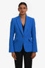 L'Agence Blue Single Breasted Blazer Size 2