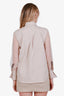 Brunello Cucinelli Brown Silk Button Up Shirt Size XS