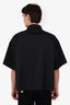 Prada Black Re-Nylon Short Sleeve Bowling Shirt Size XL Mens