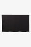 Saint Laurent Black Wool Silk Jacquard Cheetah Scarf