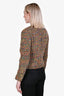 Pre-loved Chanel™ 2003A Multi-Coloured Tweed Buttoned Jacket Size 40