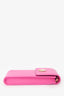 Maje Rose Fuschia Leather Phone Pouch