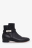 Hermès Black Leather 'Neo' Ankle Boots Size 36
