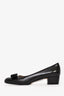 Salvatore Ferragamo Black 'Vera' Pump Size 5