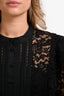 Self-Portrait Black Lace Short Playsuit Size 8