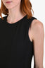 Theory Black Wool Pleated Sleeveless Dress Size 4
