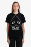 Play Comme des Garcons Black/White Logo Print T-Shirt Size L